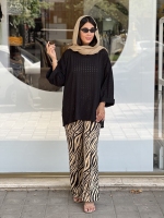 مانتو جلو بسته مراکشی پشت