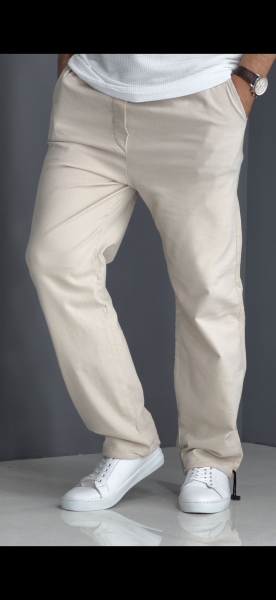 شلوار بگ کتان نیل