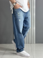 شلوار جین بگ آبی