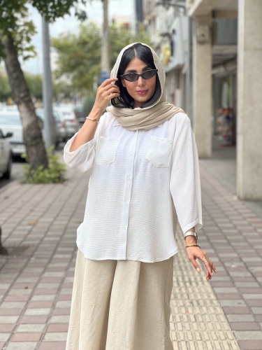 مانتو شومیزی حصیری