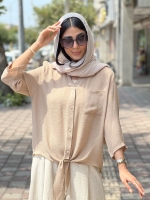 مانتو شومیزی جلو گره