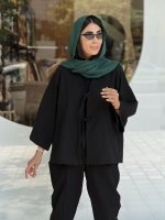 ست مانتو شلوار_ جلو گره