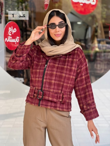 کت نیم تنه بغل زیپ