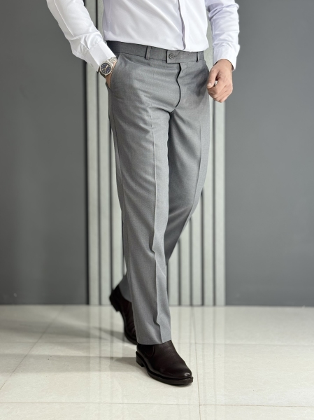 شلوار پارچه ای کلاسیک فاستونی فیلافیلا طوسی