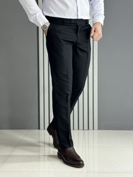 شلوار پارچه ای کلاسیک فاستونی فیلا فیلا مشکی