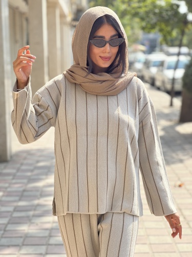 ست بافت راه راه