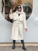 بارانی سانتانا بلند 6 دکمه