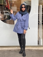 بارونی یقه انگلیسی 4 دکمه