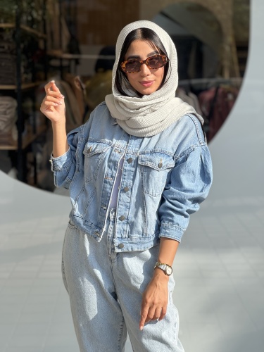 کت جین آستین چین