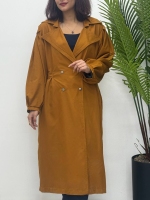 بارانی بلند 4 دکمه پشت کش