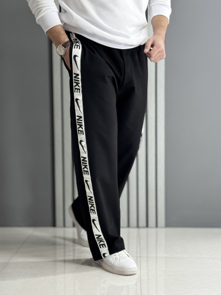 شلوار اسلش بگ گلکسی مشکی NIKE ( قد 110 سانت )