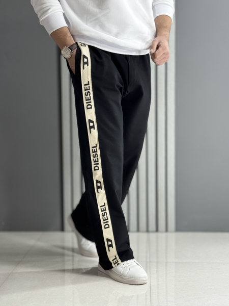 شلوار اسلش بگ گلکسی مشکی DIESEL (قد 107 سانت )