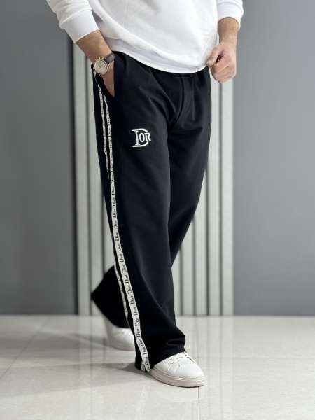 شلوار اسلش بگ گلکسی مشکی Dior ( قد 110 سانت )