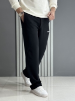 شلوار اسلش مشکی ضخیم ( کمر کش قد 110سانت )