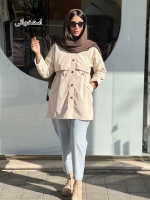 بارونی کمر گت جیب پاکتی