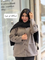 پالتو سر آستین دکمه پایین جیب