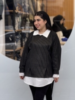 فوتر جلو بسته یقه مردانه