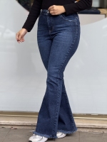 شلوار بوت کات پایین ریش