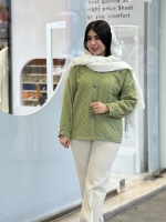 پالتو لوزی پشت دکمه