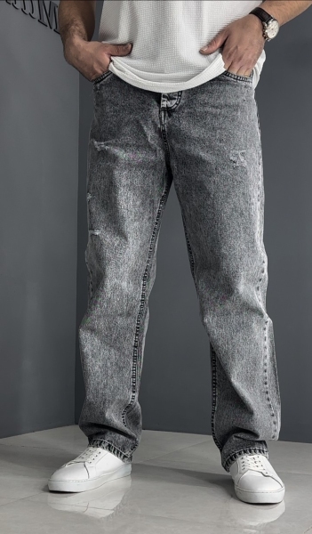 شلوار جین بگ ذغالی