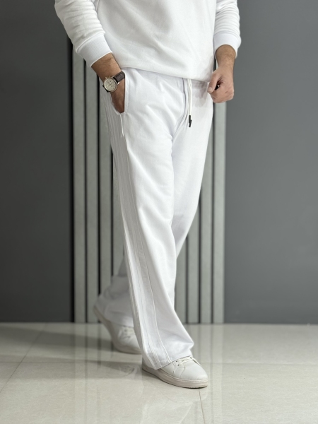 شلوار اسلش پنبه سفید