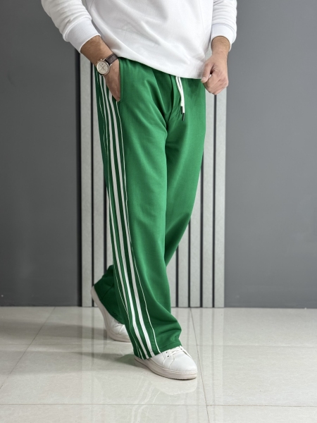 شلوار اسلش پنبه سبز