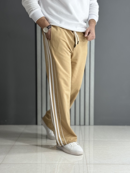 شلوار اسلش پنبه نسکافه ای