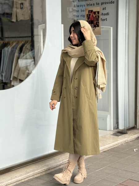 بارانی بلند6دکمه