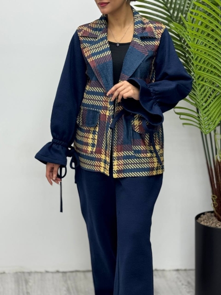 ست آستین شکلاتی