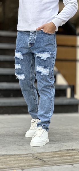 مام فیت آبی زاپدار کد 4768