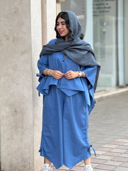 شومیز دامن شلواری کتان