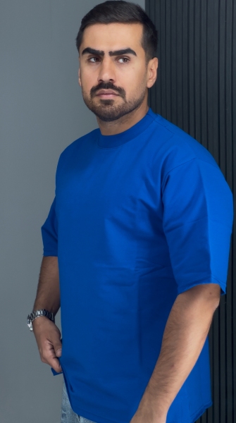 تیشرت دورس 3نخ بدون خار ابی