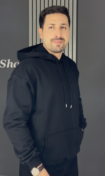 هودی پنبه 3 نخ داخل کرک مشکی