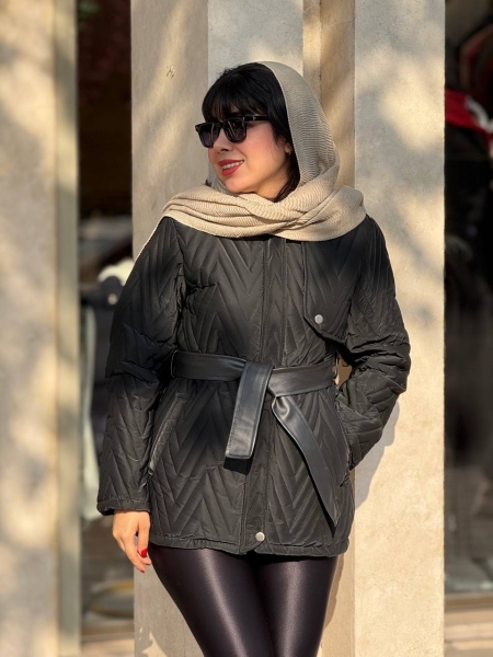 کاپشن امبردی جلیقه دار