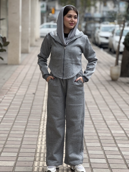 ست سوییشرت شلوار ملانژ