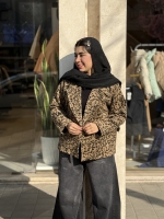 کت پشمی پلنگی