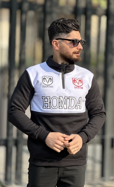 دورس مشکی سفید طرح honda