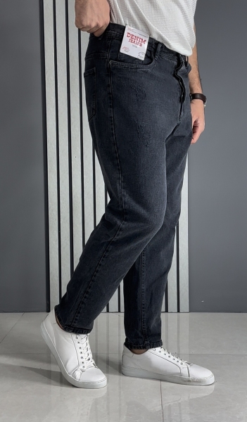 شلوار جین ذغالی تیره