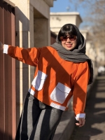 سوییشرت کتان 2جیب