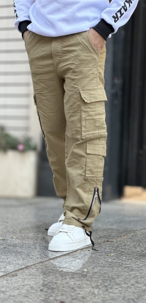 کارگو دمپا زیپ نسکافه ایی