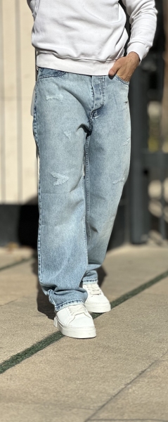 بگ جین آبی روشن کد 8306