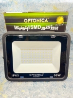 پروژکتور ال ای دی 50 وات تخت اپتونیکا