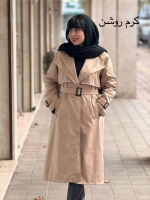 بارانی یقه دوبل بلند