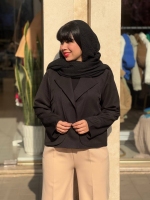 کت تک دکمه رویه دار