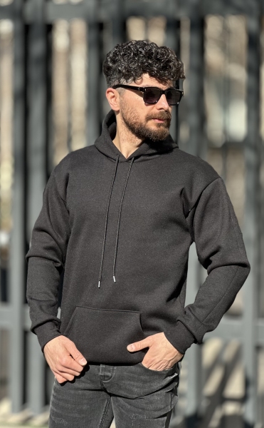 هودی ساده مشکی 295