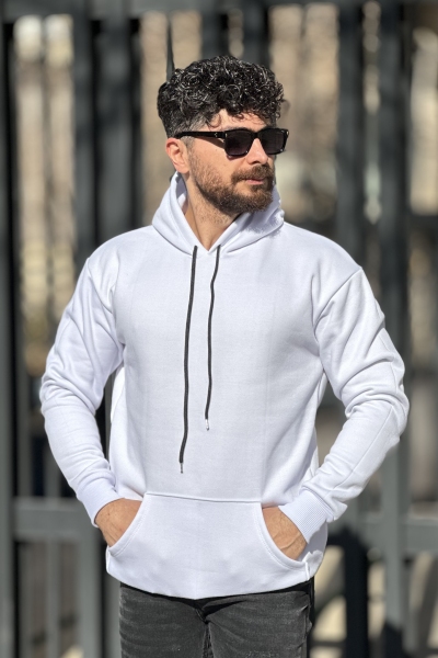 هودی ساده سفید 295