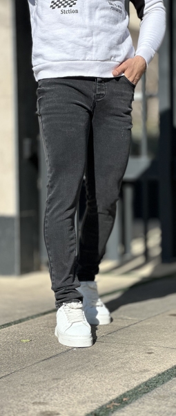 جین فیت ذغالی تیره 380