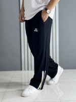 شلوار بگ مراکش میله ای مشکی ( قد 105 سانت )