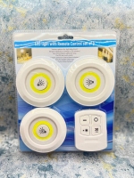 چراغ اضطراری سقفی مدل ریموت دار 3in1 مجموعه 3 عددی