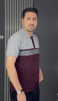 پولوشرت مردانه زرشکی